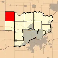 Location in Scott County