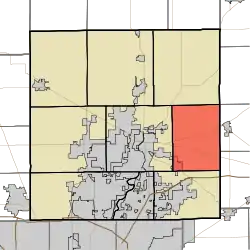 Location in Hamilton County