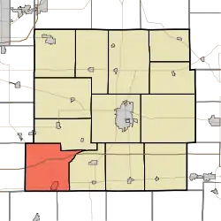 Location in Henry County