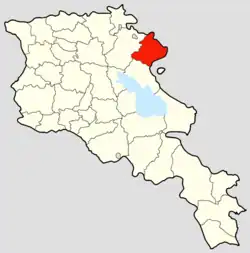 The Shamshadin District in Armenia