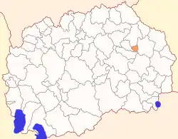 Location of Municipality of Zrnovci