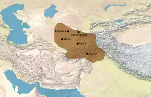 Kidarites is located in Kidarites