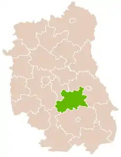 Location within the voivodeship