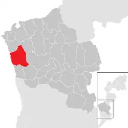 Location within Oberwart district