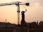 Martyrs' Square at sunset