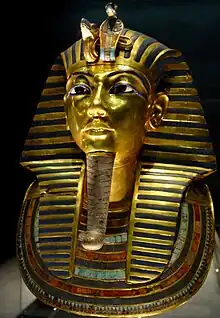 Image 21Golden mask from the mummy of Tutankhamun (from History of ancient Egypt)