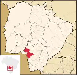 Location of Ponta Porã