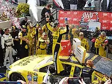 Matt Kenseth won the race