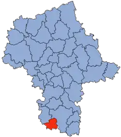 Location within the voivodeship