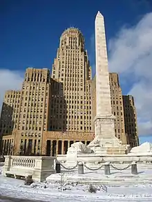 McKinley Monument and Buffalo city hall (2010)