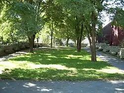 View of the Salem Witch Trials Memorial, collaboration with James Cutler