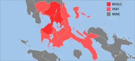 Meralco's franchise area.