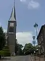 St Lambertus Church and maypole