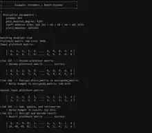 Microsoft SEAL example of homomorphic encryption