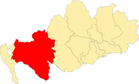 Location of the ward