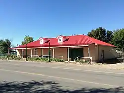 The historic Miguel E. Baca House in Adelino