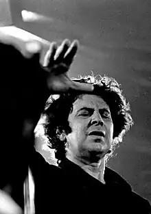 Image 23Mikis Theodorakis, popular composer and songwriter, introduced the bouzouki into the mainstream culture. (from Culture of Greece)