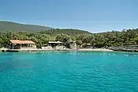 Miriste beach, Luštica