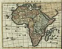 Moll's Africa, 1701