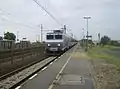 A train for Orléans at the station