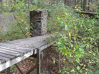 Remains of a cistern