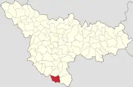 Location in Timiș County