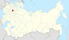 Location in the Russian Empire