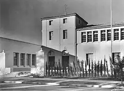 Mount Carmel High School, the school was demolished at the end of Rock 'n' Roll High School.