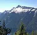 North aspect of Mount Webb seen from Flora Peak