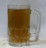 Image 12A glass mug of mugicha, a type of roasted barley tea (from List of drinks)