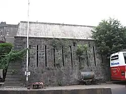 Remains of the old Fort George walls