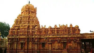 Subrahmanyar shrine in the north part of the courtyard. Also called "Murugan", "Kartikeya" or "Skanda".