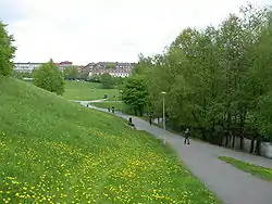 Myraløkka, a park near Akerselva in Sagene