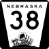 State Highway 38 marker