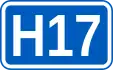 Highway H17 shield}}