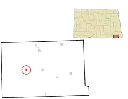 Location of Cogswell, North Dakota