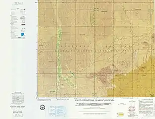 Map including Niya (labeled as MIN-FENG (NI-YA)) (ATC, 1971)