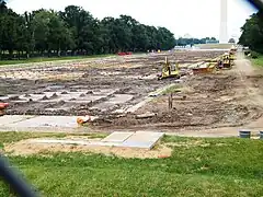 Pool undergoing reconstruction (June 2011)