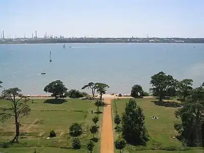 Image 35Fawley Oil Refinery from the remains of Netley Hospital in the Royal Victoria Country Park (from Portal:Hampshire/Selected pictures)