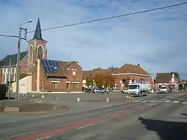 The centre of Neuve-Chapelle