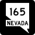 State Route 165 marker