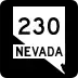 State Route 230 marker