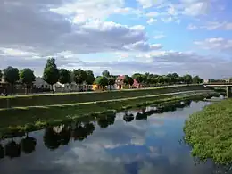 Nevėžis river in city center