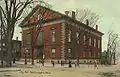 City Hall c. 1910. The building looks about the same today. It was constructed 1850–1851. The corner of Brown Square is visible across the street. The view is from where the Post Office now stands.