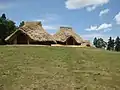 Reconstructed pit houses