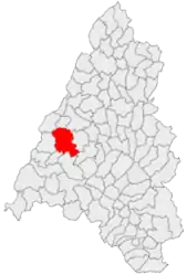 Location in Bihor County