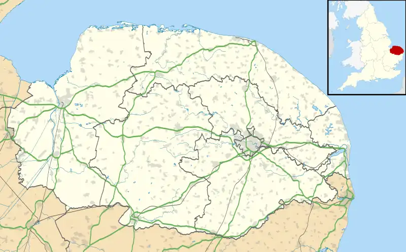 North Elmham is located in Norfolk