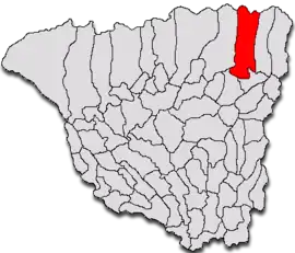 Location in Gorj County