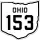 State Route 153 marker