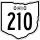 State Route 210 marker